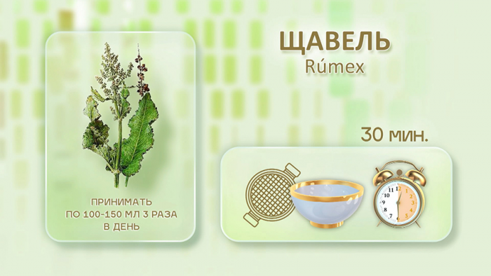 Щавель для пищеварения
